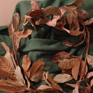 Home Interiors Rustic Leaf Garland - Brown and Green